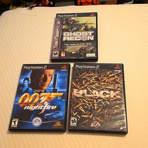 Bundle of 3 PlayStation 2 games